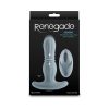 Renegade Gemini Thrusting Anal Plug With Remote Gray