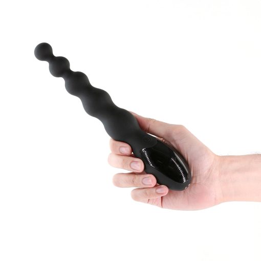 Renegade Virtua Digital Beaded Vibrator with Display – Black - Image 3