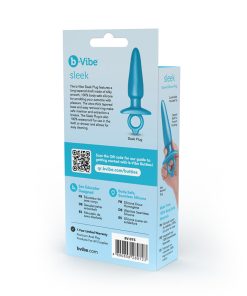 B-Vibe Butties Sleek Tapered Silicone Plug