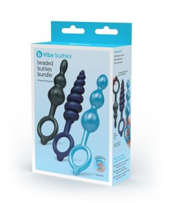 B-Vibe Beaded Butties Bundle 3-Piece Anal Plug Set