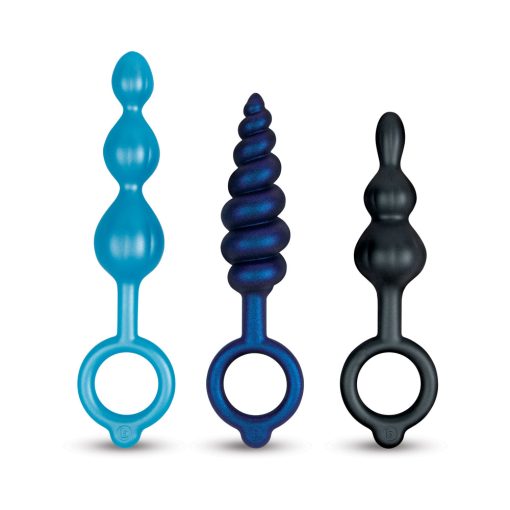 B-Vibe Beaded Butties Bundle 3-Piece Anal Plug Set - Image 2
