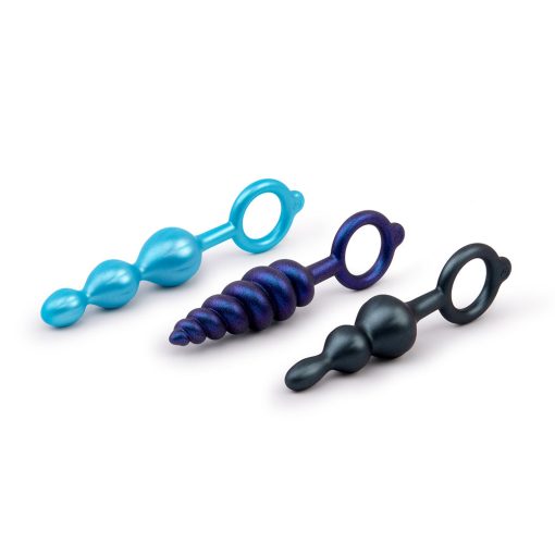B-Vibe Beaded Butties Bundle 3-Piece Anal Plug Set - Image 3