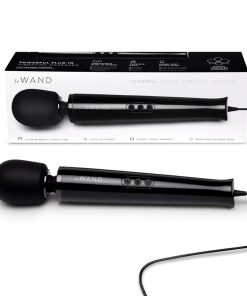 Le Wand Plug-In Vibrating Massager Black