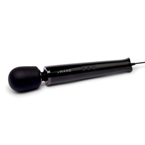 Le Wand Plug-In Vibrating Massager Black - Image 4