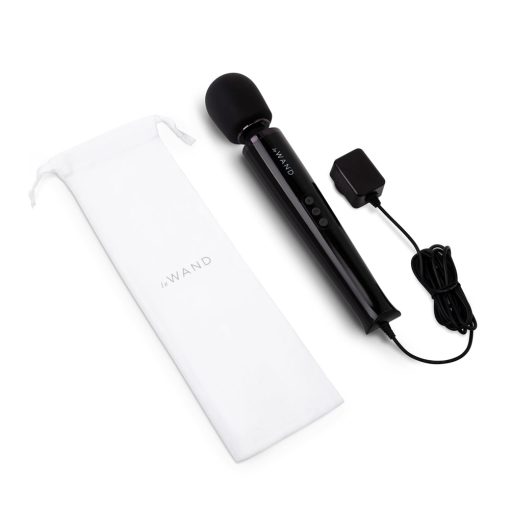 Le Wand Plug-In Vibrating Massager Black - Image 9