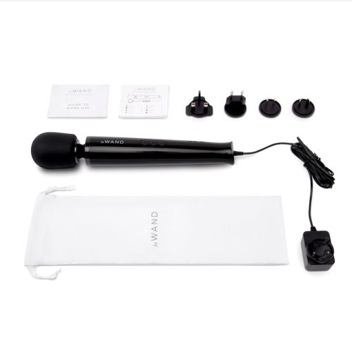 Le Wand Plug-In Vibrating Massager Black - Image 12