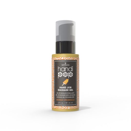 Sensuva Handipop Edible Hand Job Massage Gel Orange Creamsicle 2 Oz.