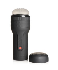 Jock Tightening & Vibrating Masturbator Clear