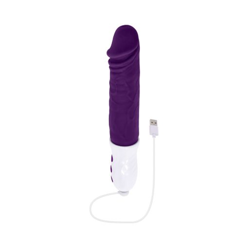 Evolved Plum Thrust Rechargeable Thrusting Vibe Silicone - Image 2