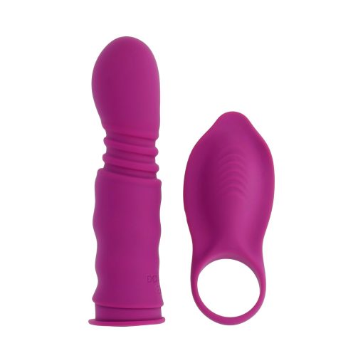 Playboy Match Play Dual Vibrator – C-Ring & Thrusting Shaft, Wild Aster - Image 7