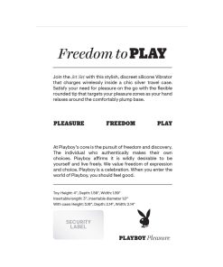 Playboy The Jet Set Vibe Acai/White