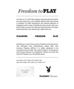 Playboy The Jet Set Sucker 2Am/Black