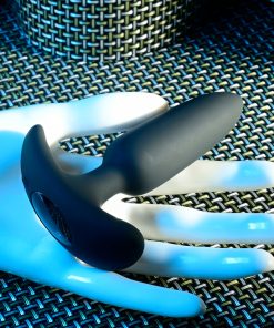 Selopa Black Beauty Remote Control Anal Plug – Slim, Silicone, Vibrating