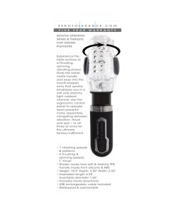 Zero Tolerance Thrill Ride Black/Clear