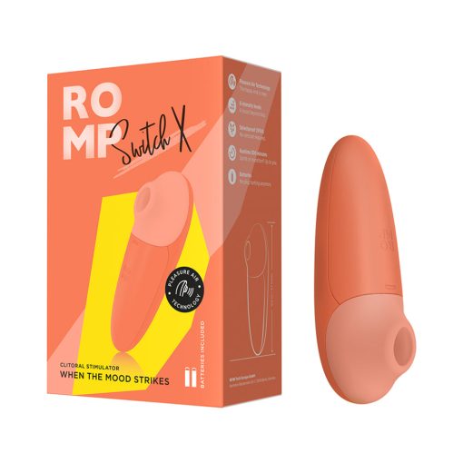 ROMP Switch X Clitoral Stimulator – Compact Air Pulse Vibrator for Women