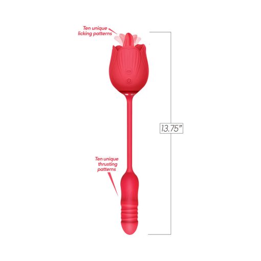 Wild Rose Lick And Thrust Suction Vibe - Image 2