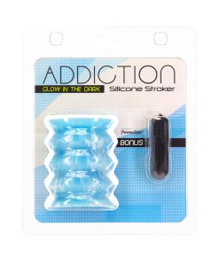 Addiction Silicone Reversible Stroker Glow-In-The-Dark