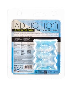 Addiction Silicone Reversible Stroker Glow-In-The-Dark