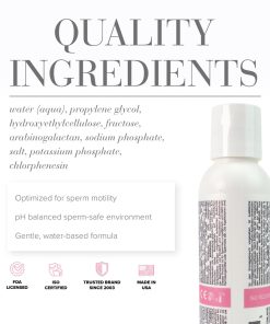 Jo Actively Trying Paraben-Free Water-Based Lubricant 4 Oz.
