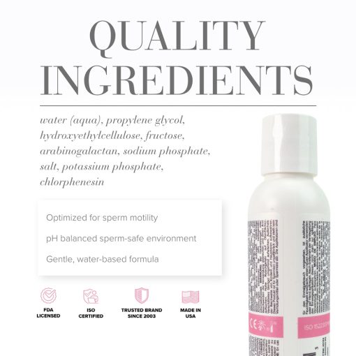 Jo Actively Trying Paraben-Free Water-Based Lubricant 4 Oz. - Image 3