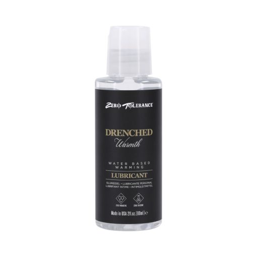 Zero Tolerance Drenched Warmth Water-Based Warming Lubricant 2 Oz.