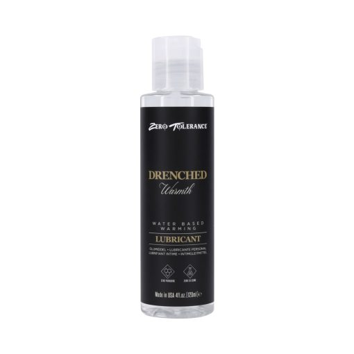 Zero Tolerance Drenched Warmth Water-Based Warming Lubricant 4 Oz.