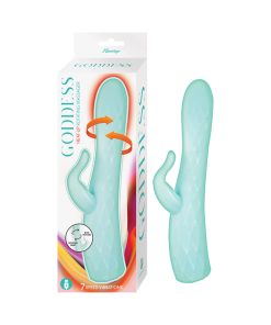 Goddess Heat Up Rotating Massager Aqua