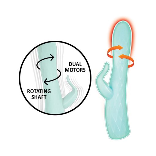 Goddess Heat Up Rotating Massager Aqua - Image 4