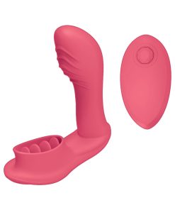 Blaze Remote Control Rabbit Vibrator – Dual Motor Satisfier (Coral)