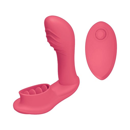 Blaze Remote Control Rabbit Vibrator – Dual Motor Satisfier (Coral) - Image 3