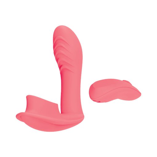 Blaze Remote Control Rabbit Vibrator – Dual Motor Satisfier (Coral) - Image 4