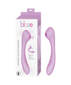 Blaze Bendable Suction Massager Lavender