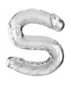 King Cock Double Dildo 18 In. Clear