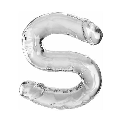 King Cock Double Dildo 18 In. Clear - Image 4