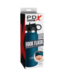 Pdx Plus Fuck Flask Private Pleaser Discreet Stroker Blue Bottle Light