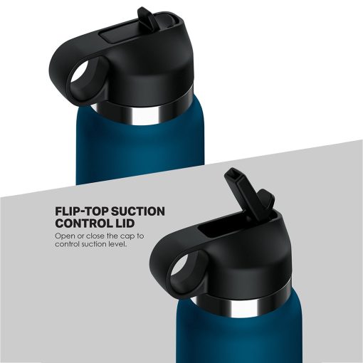 Pdx Plus Fuck Flask Private Pleaser Discreet Stroker Blue Bottle Light - Image 4