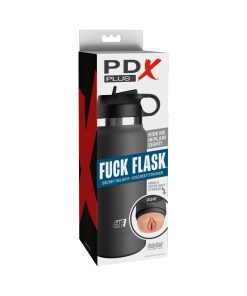 Pdx Plus Fuck Flask Secret Delight Discreet Stroker Grey Bottle Light