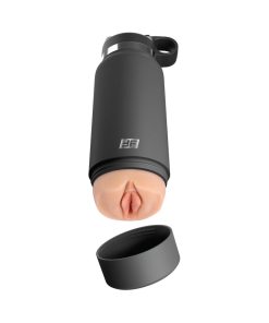 Pdx Plus Fuck Flask Secret Delight Discreet Stroker Grey Bottle Light