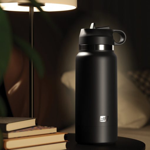 Pdx Plus Fap Flask Thrill Seeker Discreet Stroker Black Bottle Frosted - Image 6