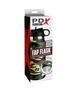 Pdx Plus Fap Flask Happy Camper Discreet Stroker Camo Frosted