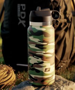Pdx Plus Fap Flask Happy Camper Discreet Stroker Camo Frosted
