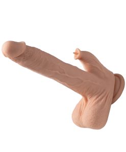 Honey Play Box Colter App Controlled Realistic Thrusting Dildo With Clit Licker 8.5 In.
