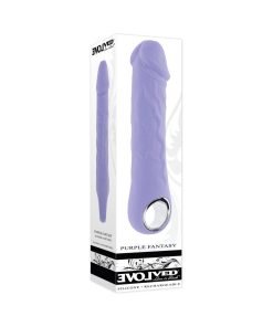 Evolved Purple Fantasy Rechargeable Vibrator Silicone