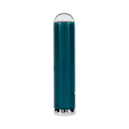 Playboy Emerald Rechargeable Vibrating Glass Mini Vibe Deep Teal - Image 4
