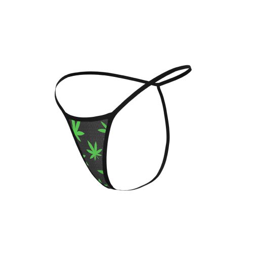Magic Silk Hazy Dayz Crop Top, Skirt & G-String Set Pot Leaf S/M - Image 6