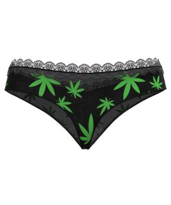 Magic Silk Hazy Dayz Boy Short Pot Leaf S/M
