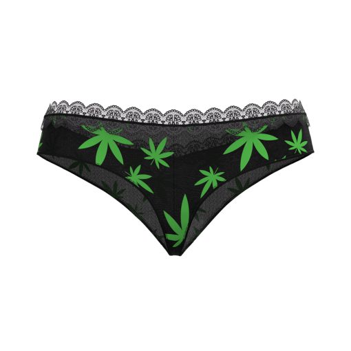 Magic Silk Hazy Dayz Boy Short Pot Leaf S/M - Image 3