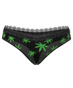 Magic Silk Hazy Dayz Boy Short Pot Leaf L/Xl