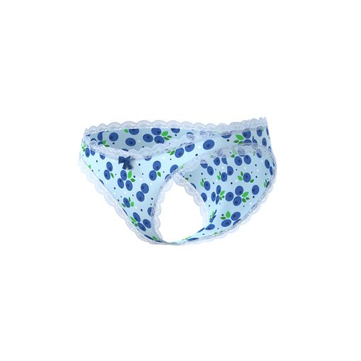 Magic Silk Sweet Treats Boy Short With Lube Blueberry S/M - Image 4