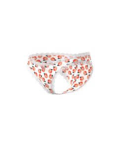 Magic Silk Sweet Treats Boy Short With Lube Peach L/Xl